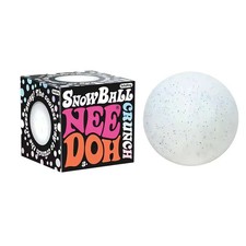 New NeeDoh Snowball Squeeze Sensory Fidget Toy White Stress Relief Squishy......