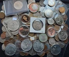 WORLD COINS/MEDALS/ Lot- 1kg/ Copper Nickel Silver/ Great Condition