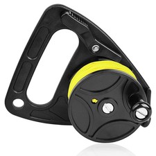 Diving Reel with Thumb Stopper, Heavy Duty 46m/150ft Yellow Line SMB Scuba Ra...