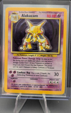 holographic alakazam pokemon card value Alakazam 001/102 Base Set Holo for sale online