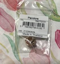 New 100% Authentic PANDORA Rose Gold Pink Ope...
