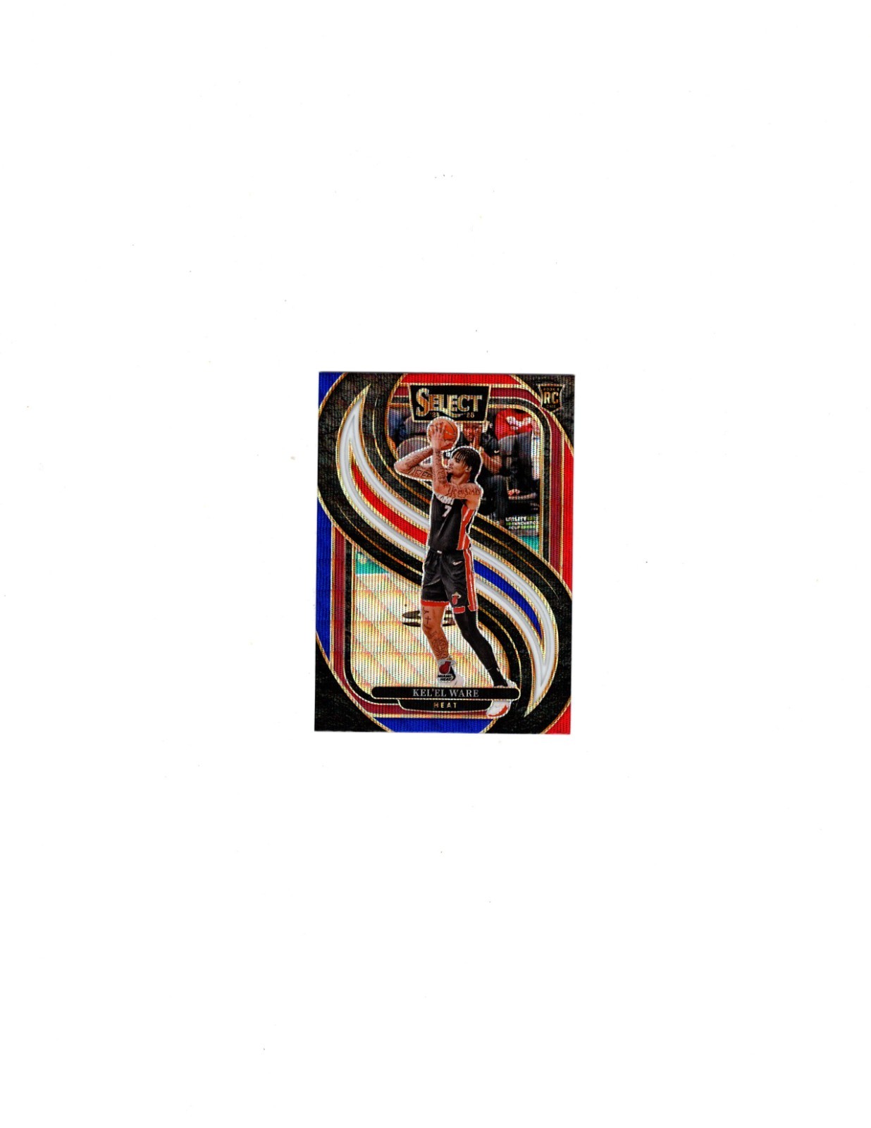 2024-25 Panini Select - Premier Level Kel'el Ware #191 Tri Color Prizm 🏀 (RC)