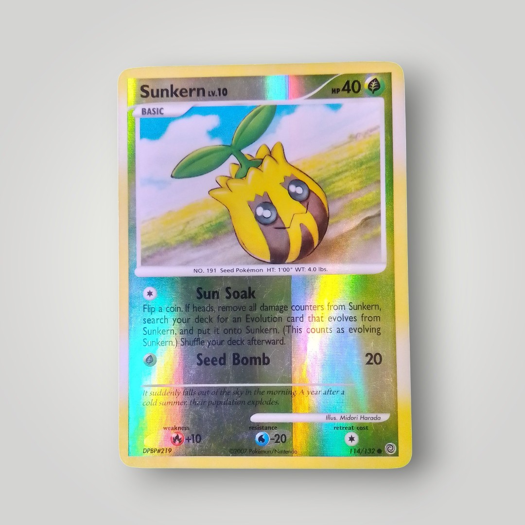 Pokemon Sunkern Secret Wonders Wonders 114 Reverse Holo