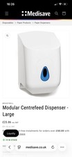 Modular Centerpull Paper Towel Dispenser Large – Wall Mounted White/Blue