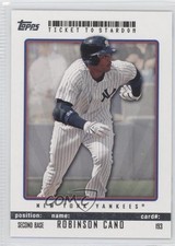 2009 Topps Ticket To Stardom Perforated Robinson Cano #193 0f8