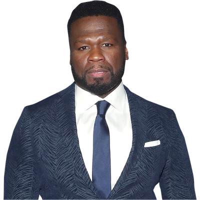 Curtis Jackson (Blue Suit) Half Body Buddy Cutout