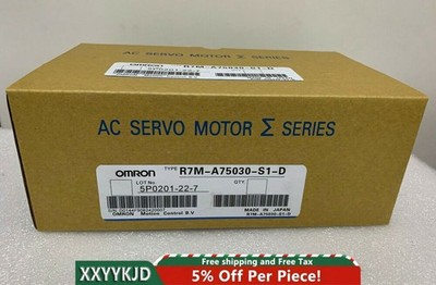 Omron R7M-A75030-S1-D Servo Motor New One R7MA75030S1D //