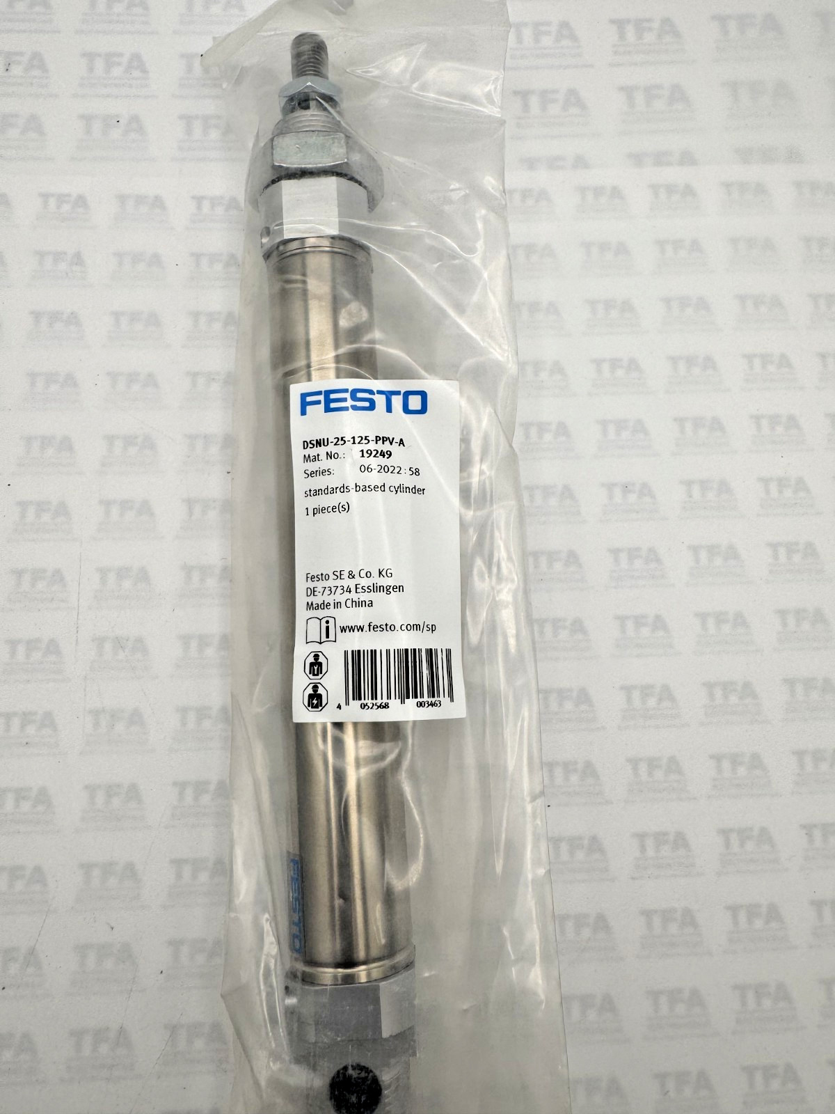 1 PC Festo DSNU-25-125-PPV-A Pneumatic Cylinder 25mm Bore 125mm Stroke 19249 New