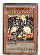 Yugioh ROTÄUGIGER FINSTERER METALLDRACHE , abpf-dese2 Super Rare deutsch Exc