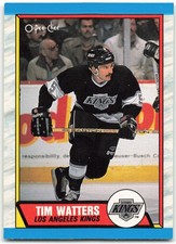 1989-90 O-Pee-Chee #212 Tim Watters Los Angeles Kings
