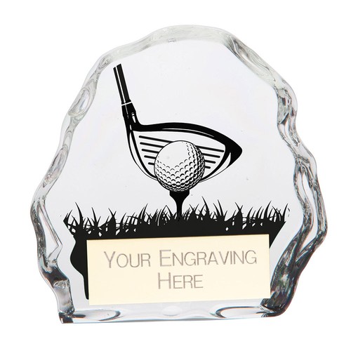 Trophy Superstore Mystique Golf Glas Trophäe - kostenlose Gravur - mehrere Größen - Bild 3 von 5