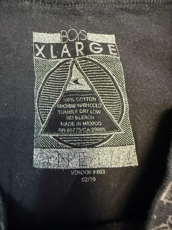 Camiseta O’Neill Boys XL Gráfica Negra 2010 Patinador Surf Logo Águila Camiseta De Colección Foto 2 de 4