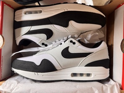 Size 11.5 - Nike Men's Air Max 1 White Black for sale online | eBay