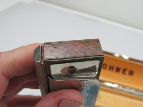 Llave modelo profesional vintage HOHNER 64 Chromonica Harmonica C 4 octavas - Imagen 12 de 24