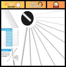 304 Stainless Steel Spring Wire Assortment Kit, 40cm Length, 100Pcs, 0.4-3mm Dia