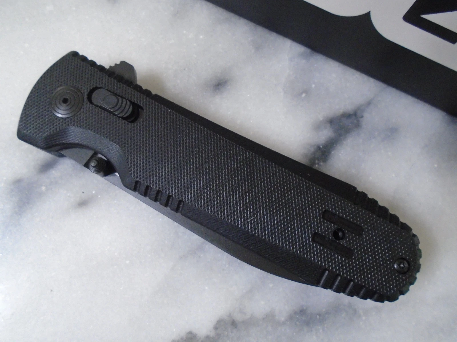 SOG Pentagon XR Blackout Ball Bearing Pivot Pocket Knife Dual Edge Tip 12610157 image 16