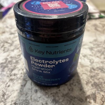 KEY NUTRIENTS Multivitamin Electrolytes Powder No Sugar - Sweet Blue Raspberr...