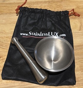 Stainless Steel Mortar & Pestle