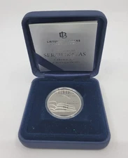 LITHUANIA 2015 5 Euro Proof 925 Silver Coin Literature Coin COA Original Box