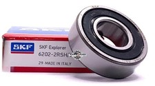 SKF 6202 2RS1 C3 Deep Groove Ball Bearing, Rubber Sealed 2RS,DDU,LLU 15x35x11 mm