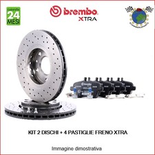 Kit dischi freno + Pastiglie Xtra Ant Brembo per PEUGEOT 407 ts9