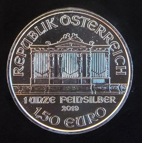 2019 Philharmonics Austria Mint Fein Bullion Rare Vtg-0.999 Silver 1 Oz Art Coin