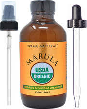 Organic Marula Oil 4Oz/120Ml - USDA Certified - Cold Pressed, Unrefined, Virgin