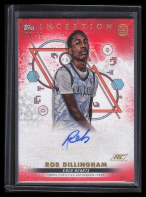 2022-23 Topps Inception OTE Autographs Red iard2 Rob Dillingham RC Auto 69/75