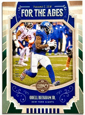2019 Panini Legacy - For the Ages Odell Beckham Jr. #FTA-OB Green 041/100