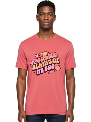 You-Will-Always-Be-My-Boo Mens Graphic Tee,100% Cotton,Casual Summer Wear