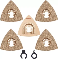 Oscillating Tool Blades, 5Pcs Universal Triangle Carbide Oscillating Multitool