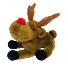Kurts Adler RUDOPH THE REINDEER Plush Stuffed Animal Christmas RARE 11"