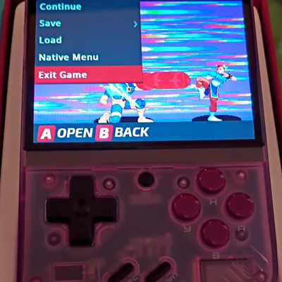 Miyoo Mini Plus Handheld Game Screen Photo Pause Menu Continue/Save/Load