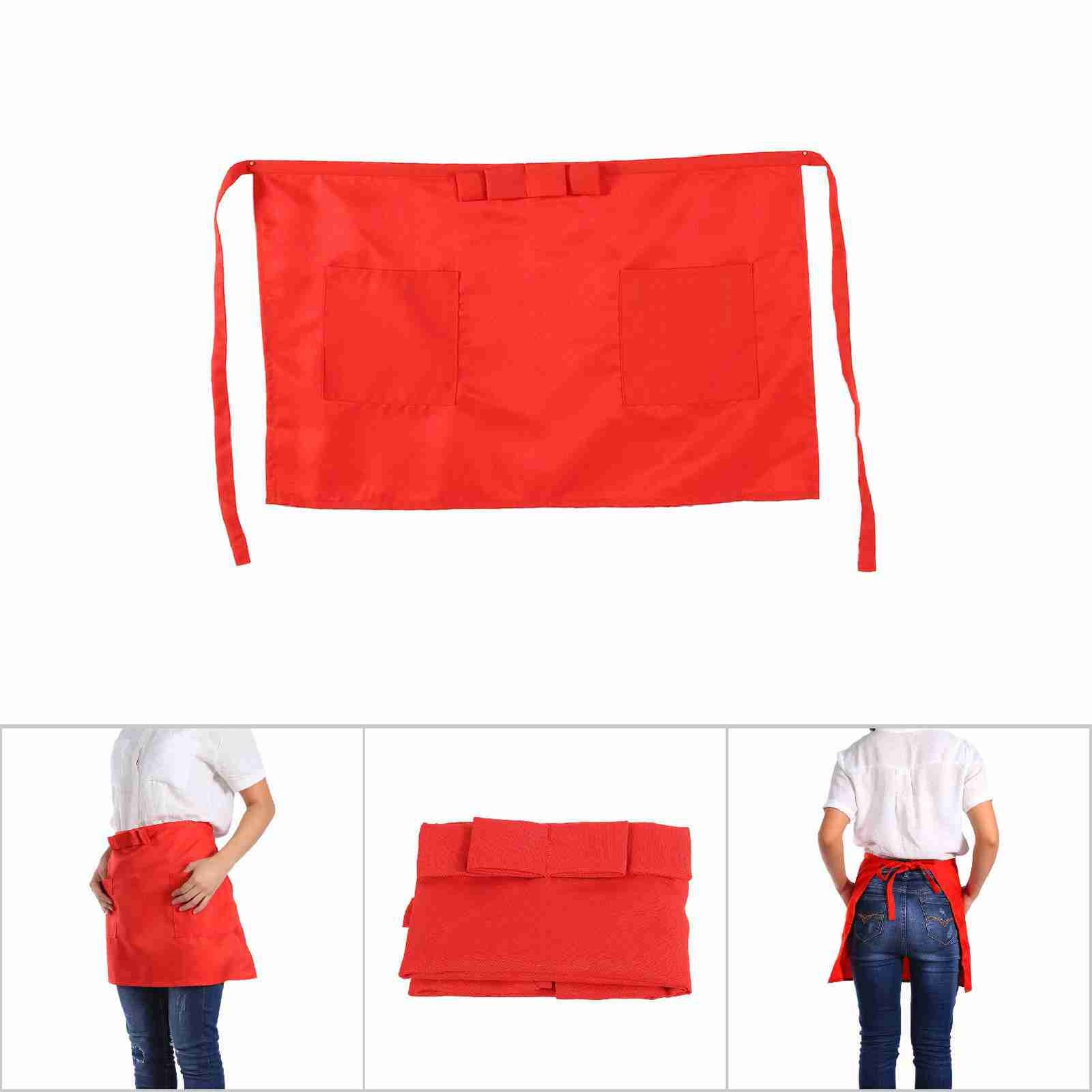 Unisex Aprons Durable Half Length Apron For Restaurant Staff Trending