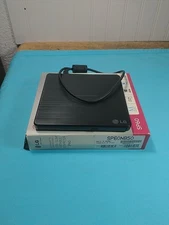 LG External DVD-WRITER Black Ultra-Slim Portable SP60NB50 Open Box