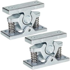 2x Zinklegierung T&uuml;rfeststeller T&uuml;rhalter Feder Wohnmobil Wohnwagen Boot DHL