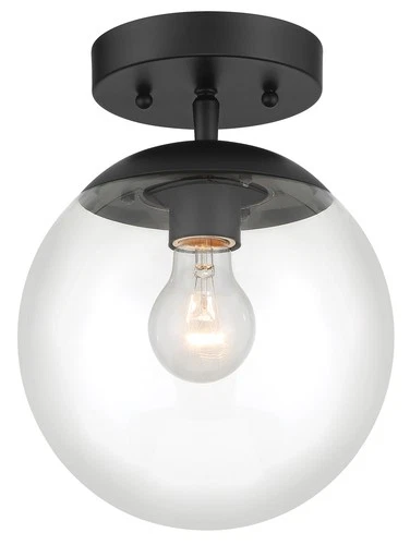 Minka Lavery 2790 Auresa 8"W Mini-Pendant / Semi-Flush - Brass - Picture 3 of 7