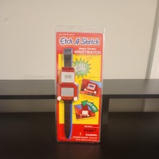ETCH A SKETCH MAGIC SCREEN WRIST WATCH NEW SEALED SUPER RARE. 9 piece lot. RARE.