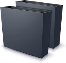 Set Di 2 Vasi per Fiori Piante Rettangolari Urbi Case T in Plastica 58X18X49,8Cm