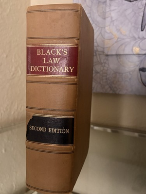 #ad #ad Henry Campbell Black’s Law Dictionary Second Edition 1910 $400.00