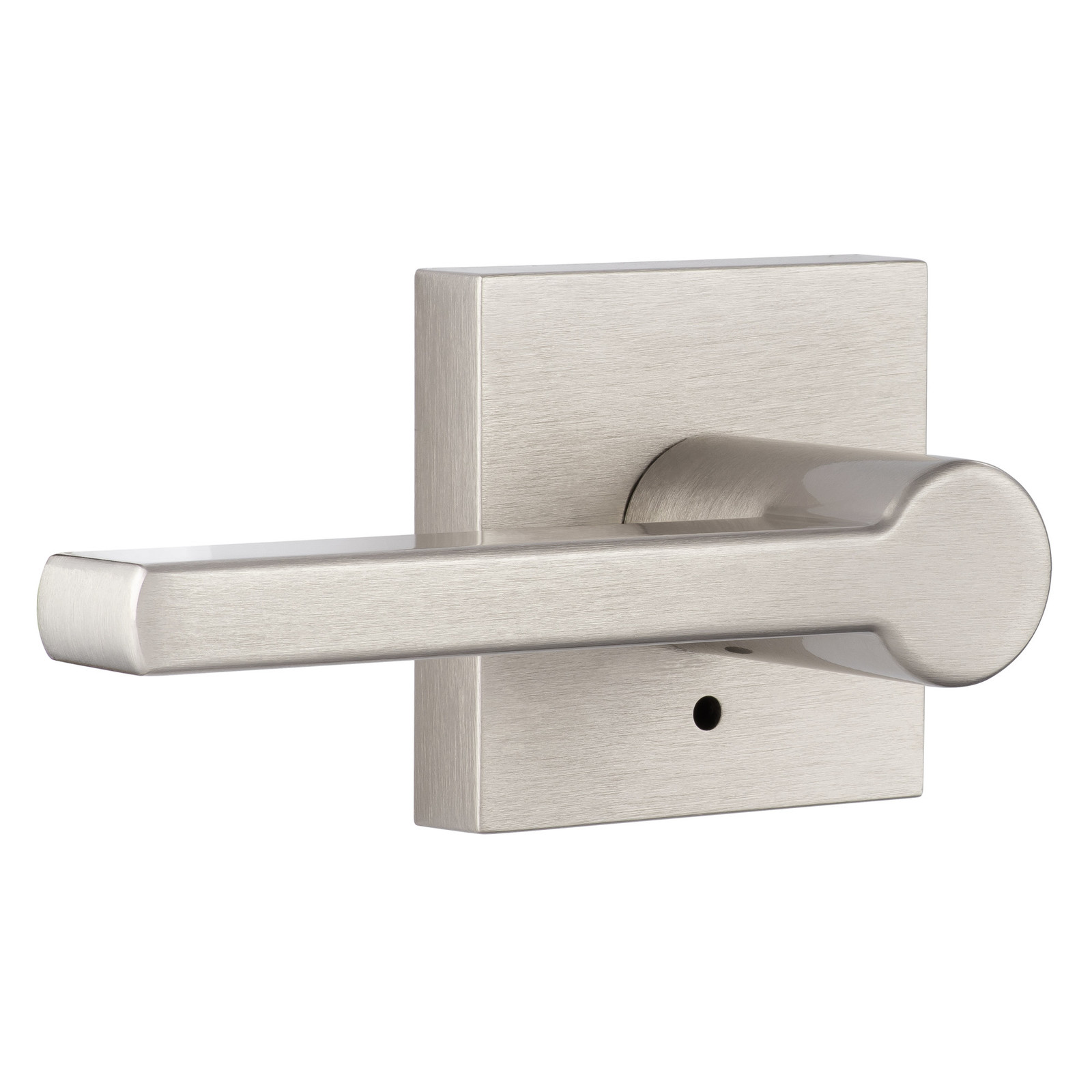 Miseno MLK3022 Lorton Flat Bar Privacy Door Lever Set - Nickel