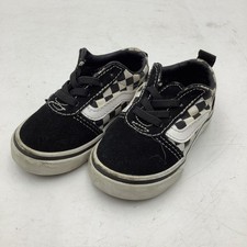 Vans Classic Shoe Baby Toddler Sneaker Black White Size 5 Free Shipping