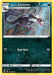 Galarian Linoone 160/264 Fusion Strike Reverse Holo