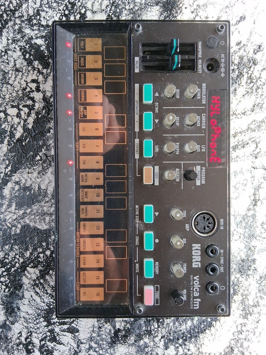 Korg VOLCA-FM Digital FM Synthesizer Tested Working Great Little