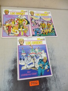 9582. 3 x Pieces Luc Orient Comic Booklets