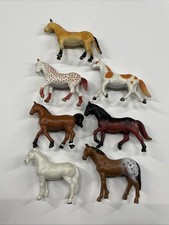 VTG Funrise 1988 Horses Lot Of 7 Toy Figures - Used See Photos