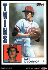 1984 Topps #268 Jack O'Connor Twins 8 - NM/MT