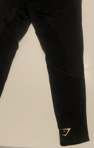 Gymshark Women’s Leggings Size Med Black Drawstring Waist - Picture 4 of 8