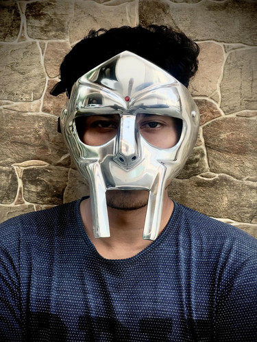 Limited Eddition MF DOOM Mask Mad Villan Gladiator Face Mask Mad-villain Steel - Picture 4 of 5