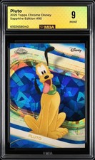 2025 Topps Chrome Disney Sapphire Edition: # 95 Pluto MBA 9 MINT